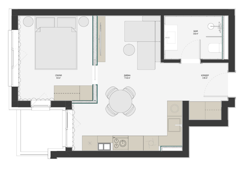 Продава 2-СТАЕН, гр. София, Витоша, снимка 14 - Апартаменти - 53084906