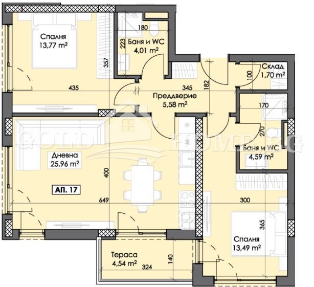 Продава 3-СТАЕН, гр. Пловдив, Тракия, снимка 6 - Апартаменти - 52334624