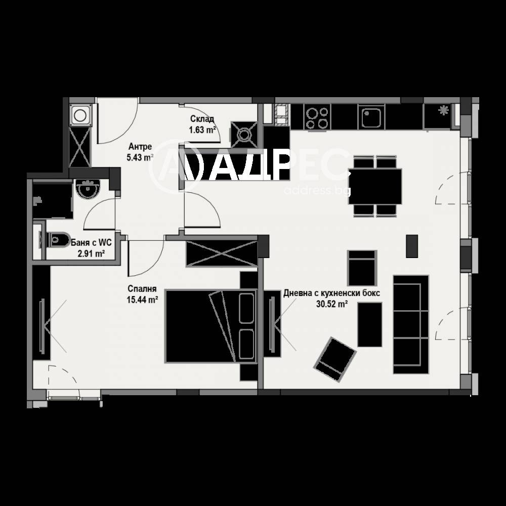 Продава 2-СТАЕН, гр. София, Витоша, снимка 4 - Апартаменти - 54251184