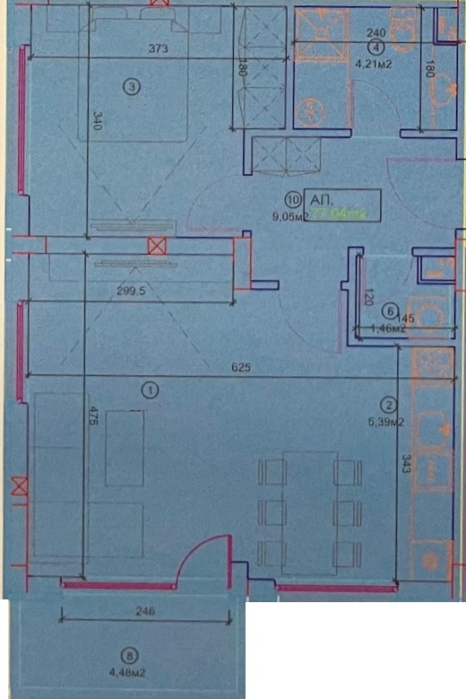 Продава 2-СТАЕН, гр. Стара Загора, Център, снимка 10 - Aпартаменти - 48413657