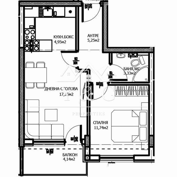 For Sale  2 bedroom Plovdiv , Trakiya , 69 sq.m | 20322388 - image [3]