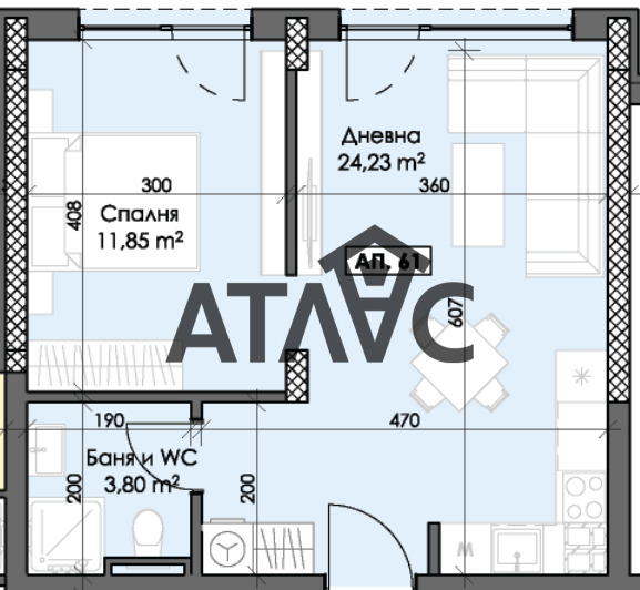 Продава  2-стаен град Пловдив , Тракия , 57 кв.м | 90709044