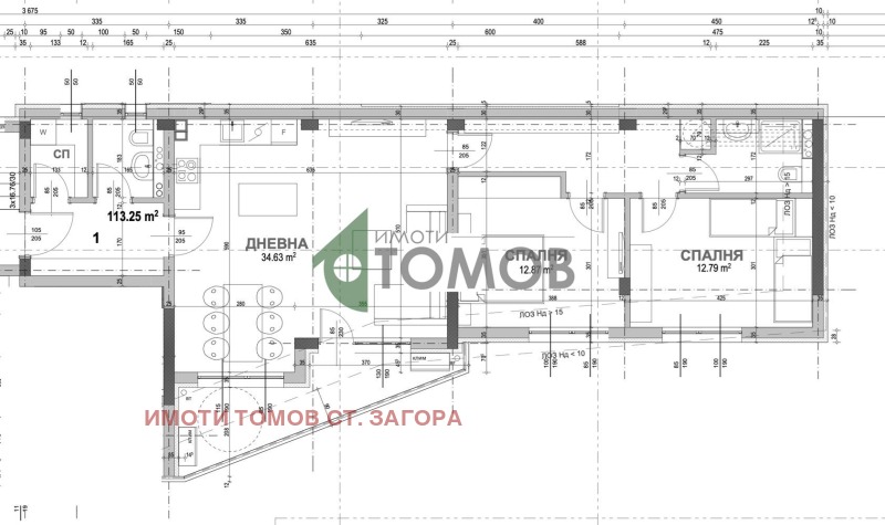 Продава 3-СТАЕН, гр. Стара Загора, Самара 2, снимка 3 - Апартаменти - 53020313