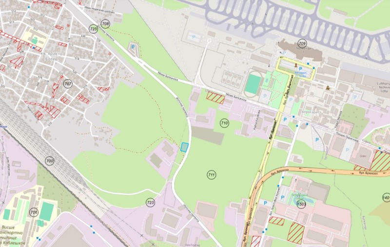 For Sale  Plot Sofia , Letishte Sofia , 1916 sq.m | 21519680