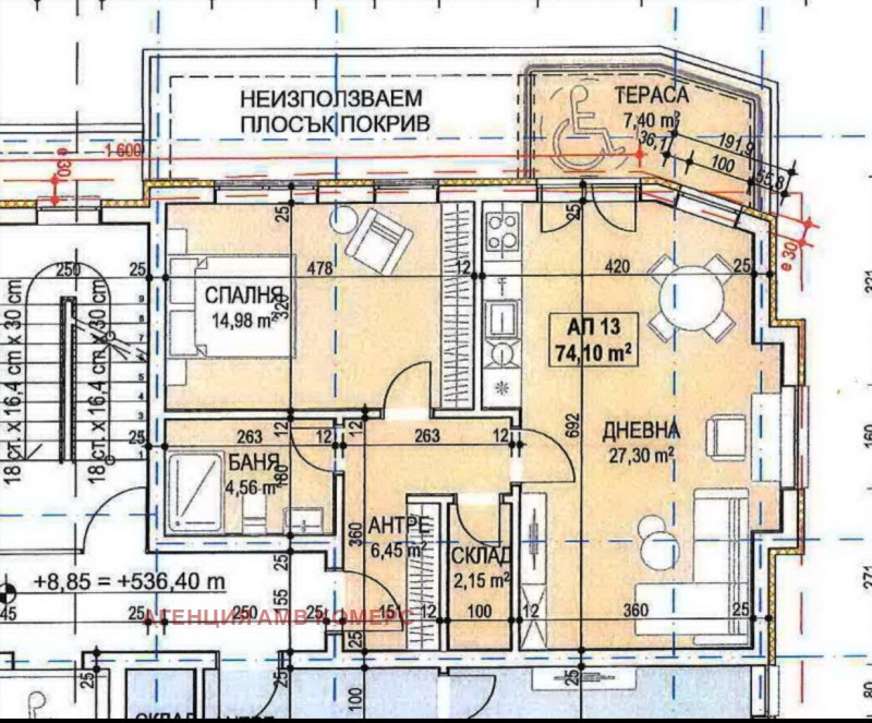 Продава 2-СТАЕН, гр. София, Сухата река, снимка 4 - Апартаменти - 53174150