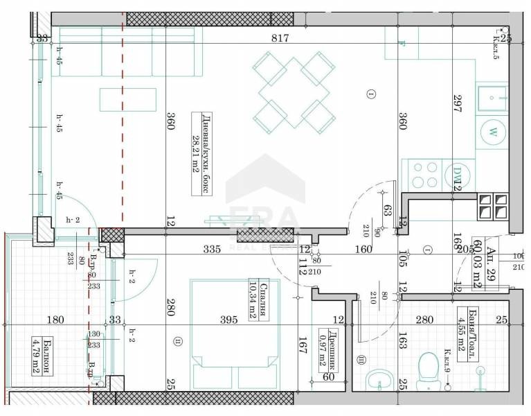 Na prodej  1 ložnice Varna , Levski 1 , 69 m2 | 84235552 - obraz [7]