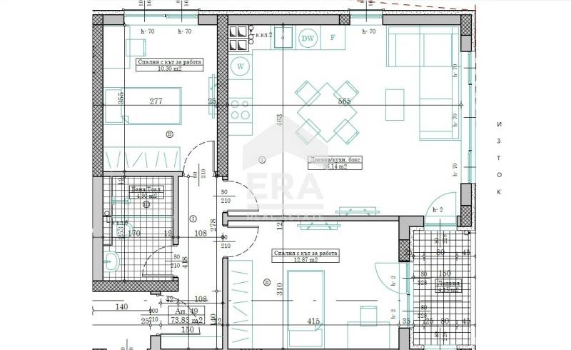 Na prodej  2 ložnice Varna , Kajsieva gradina , 84 m2 | 81799958 - obraz [8]