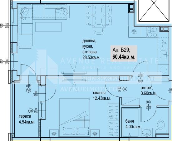 In vendita  1 camera da letto Plovdiv , Karshiiaka , 70 mq | 36452013 - Immagine [2]
