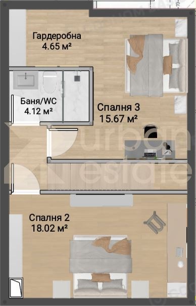 Продава 4-СТАЕН, гр. София, Зона Б-19, снимка 3 - Апартаменти - 52730899