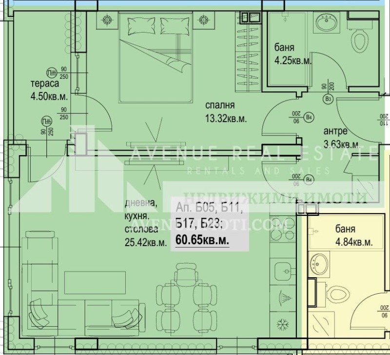 Eladó  1 hálószoba Plovdiv , Karsijaka , 70 négyzetméter | 26472978 - kép [5]