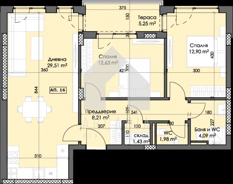 Продава 3-СТАЕН, гр. Пловдив, Тракия, снимка 2 - Апартаменти - 48062525