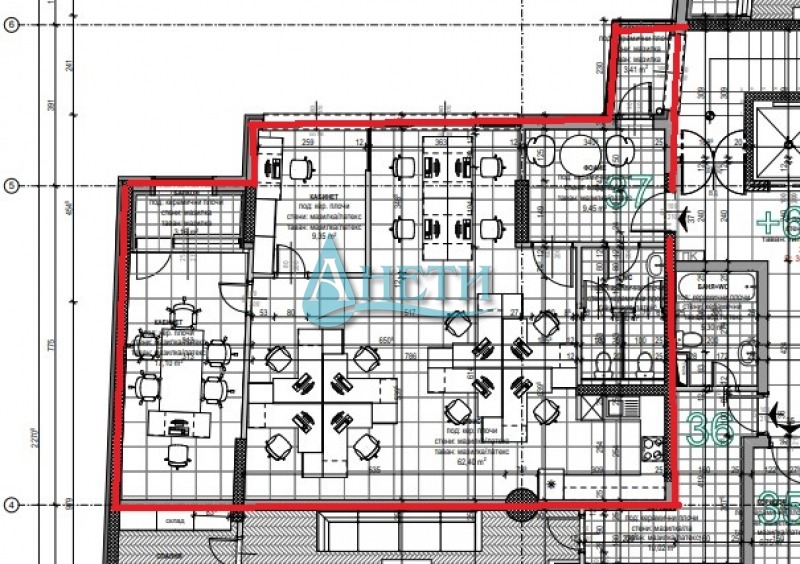 For Sale  Office Sofia , Druzhba 1 , 141 sq.m | 83294459 - image [4]