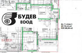 2 hálószobás Dragalevci, Sofia 3