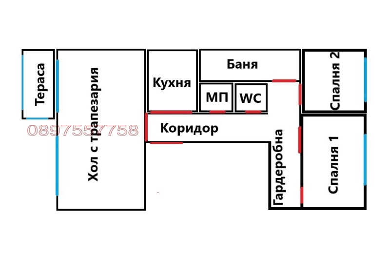 Продава 3-СТАЕН, град Бургас, Славейков • 176999 € / 346179.95 лв. • 17042756 1
