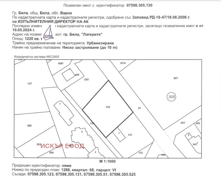 Продава ПАРЦЕЛ, гр. Бяла, област Варна, снимка 12 - Парцели - 46262719