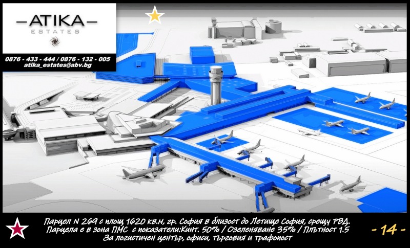 Продава ПАРЦЕЛ, гр. София, Летище София, снимка 12 - Парцели - 46527531