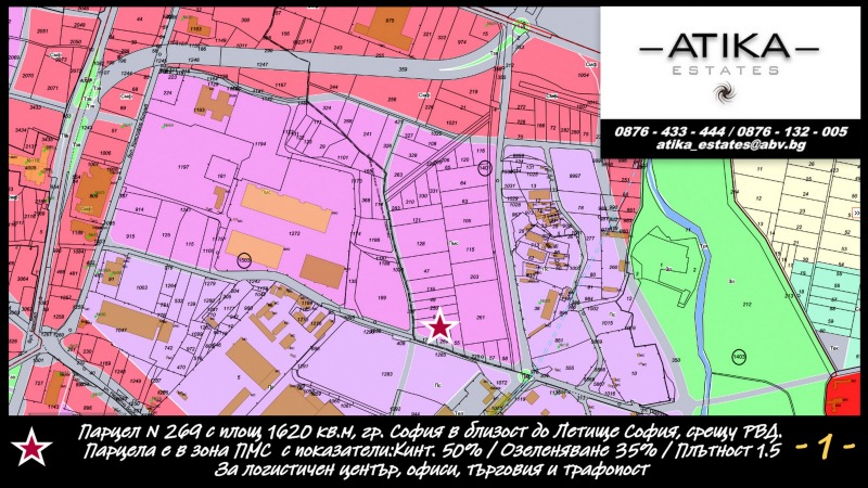 Satılık  Komplo Sofia , Letişe Sofiya , 1620 metrekare | 25877310 - görüntü [2]