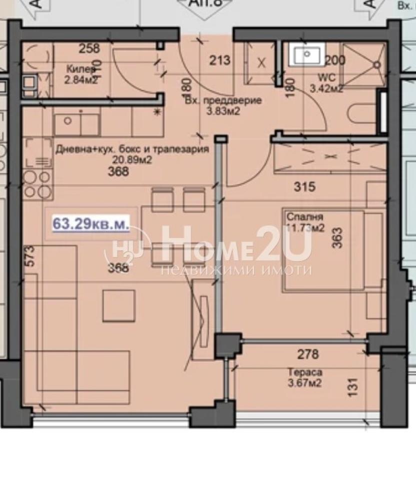 Продава 2-СТАЕН, гр. Варна, Бриз, снимка 3 - Апартаменти - 54068952