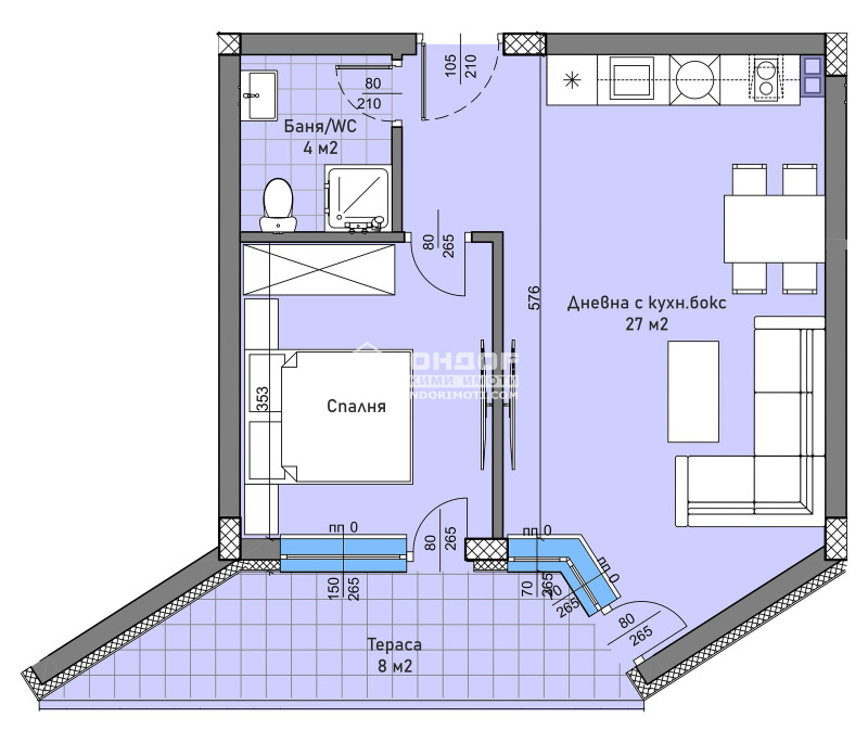 Продава 2-СТАЕН, гр. Пловдив, Христо Смирненски
