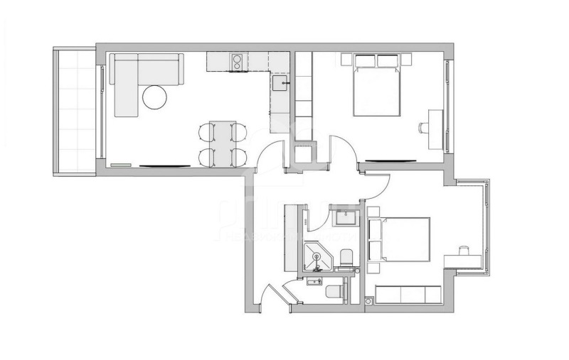 À vendre  2 chambres Sofia , Gotse Deltchev , 73 m² | 53878445 - image [11]