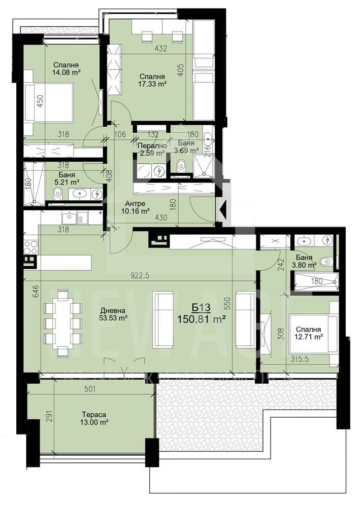 Продава 4-СТАЕН, гр. Варна, Бриз, снимка 4 - Апартаменти - 52734876