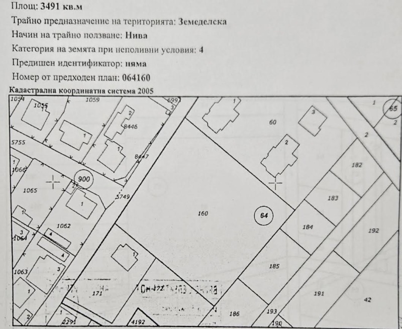 Продава ПАРЦЕЛ в област София, гр. Костинброд - 3491 кв.м / 244 370 € » 477 946.18 лв., ИНВЕСТИМО