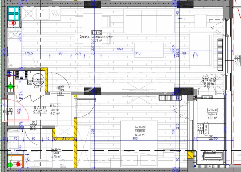 Продава 2-СТАЕН, гр. София, Кръстова вада, снимка 3 - Апартаменти - 52652019