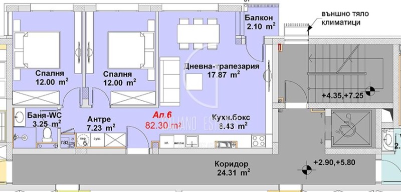 En venta  2 dormitorios Sofia , Boyana , 82 metros cuadrados | 36102966