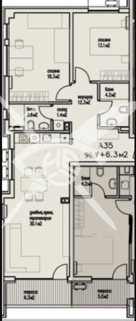 Продава 3-СТАЕН, гр. Бургас, Сарафово, снимка 1 - Aпартаменти - 48333181