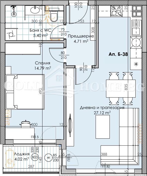 Til salgs  1 soverom Plovdiv , Karsjijaka , 84 kvm | 33833055 - bilde [4]