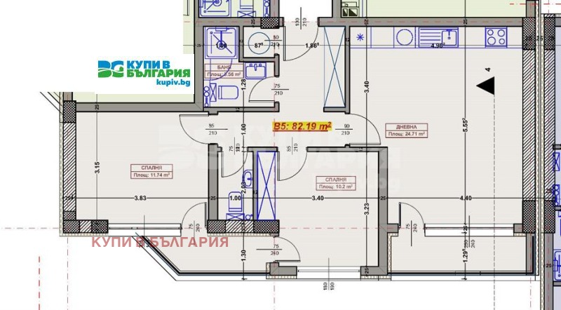 Продава 3-СТАЕН, гр. Варна, Възраждане 2, снимка 3 - Апартаменти - 52463921