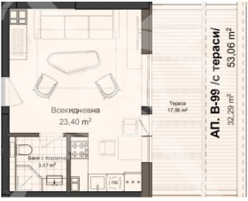 Продажба на едностайни апартаменти в град Пловдив — страница 8 - изображение 15 