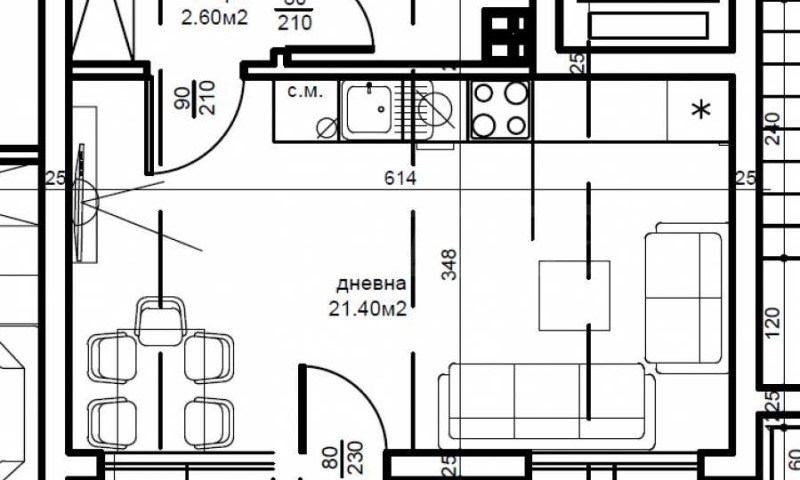 À venda  Estúdio Plovdiv , Belomorski , 46 m² | 54960093 - imagem [8]