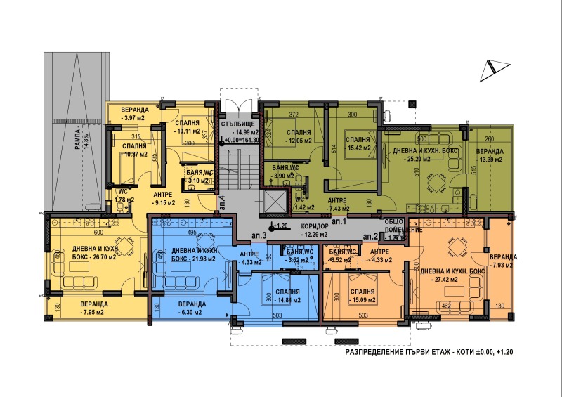 Eladó  2 hálószobás Plovdiv , Ostromila , 100 négyzetméter | 93256821 - kép [2]