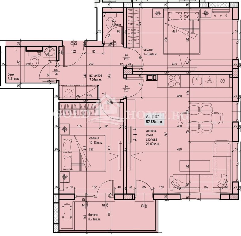 Продава 3-СТАЕН, гр. Пловдив, Остромила, снимка 6 - Aпартаменти - 48111558