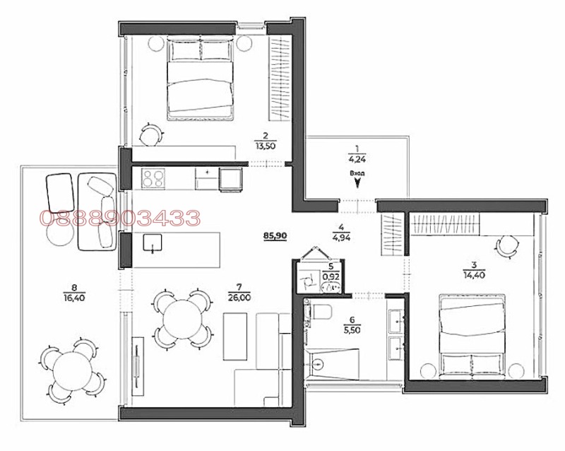 Продава КЪЩА, гр. Варна, м-т Ален мак, снимка 2 - Къщи - 52836873