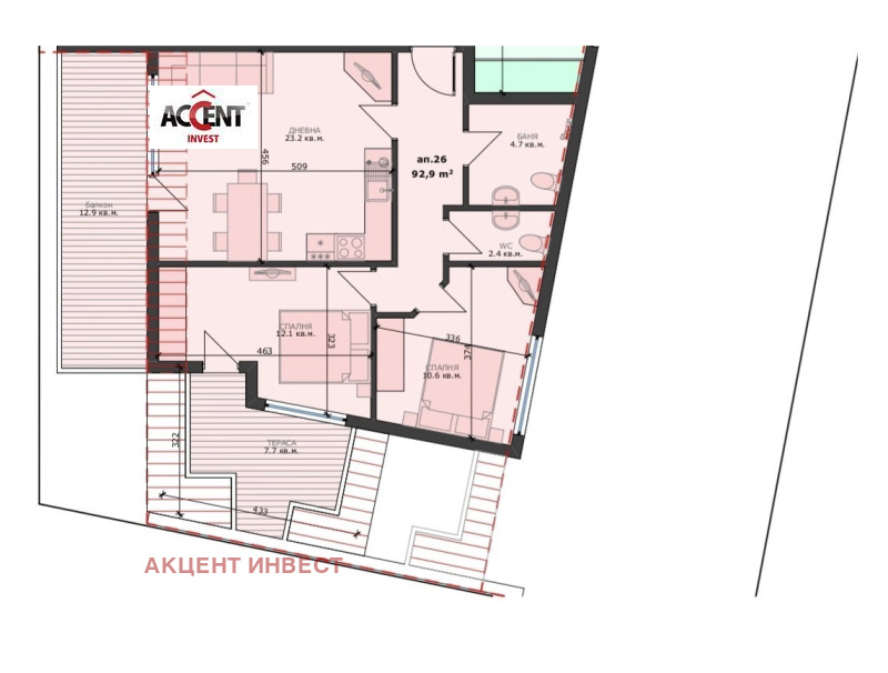 Na prodej  2 ložnice Varna , Pogrebi , 88 m2 | 39474374 - obraz [9]