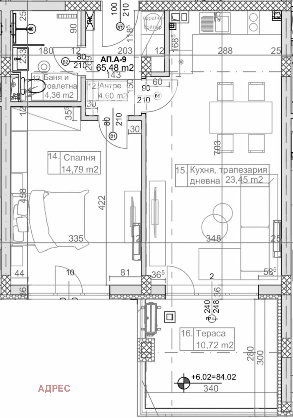 Продава 2-СТАЕН, гр. Варна, к.к. Слънчев ден, снимка 2 - Апартаменти - 54330026
