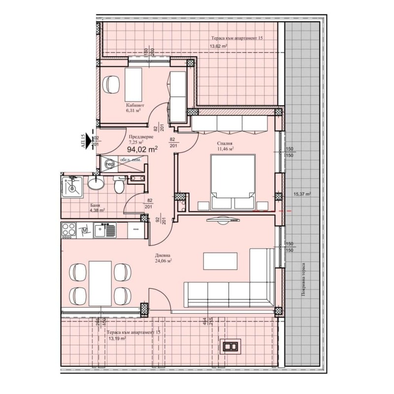 Продава  3-стаен град Пловдив , Прослав , 99 кв.м | 51622925