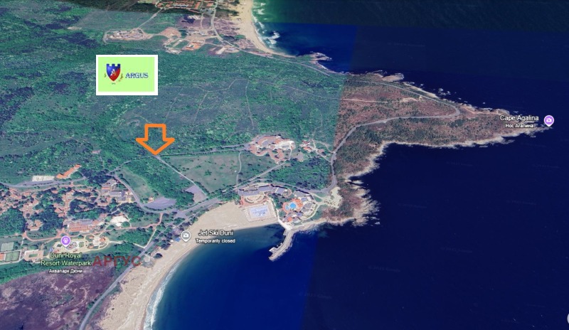 Продава ПАРЦЕЛ, к.к. Дюни, област Бургас, снимка 2 - Парцели - 52415754