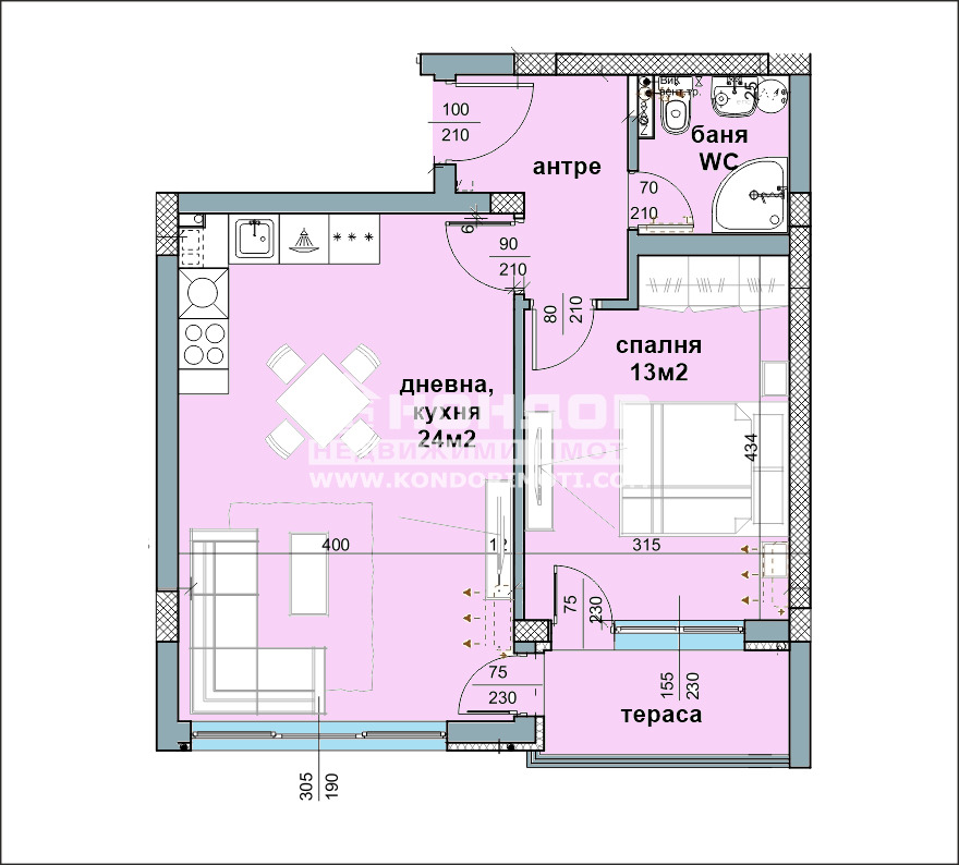 Продава 2-СТАЕН, гр. Пловдив, Тракия, снимка 2 - Апартаменти - 52985466