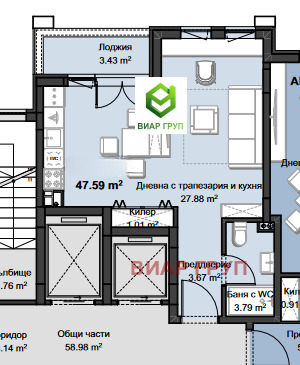 Продава 2-СТАЕН, гр. Пловдив, Христо Смирненски, снимка 2 - Aпартаменти - 49546800