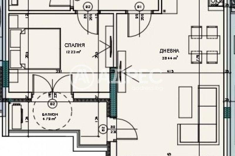 Продава 2-СТАЕН, гр. София, Горна баня, снимка 3 - Апартаменти - 52225408