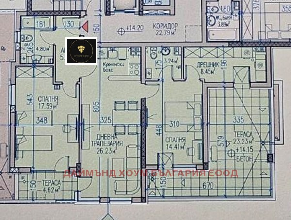 На продаж  2 спальні область Пловдив , Асеновград , 147 кв.м | 45343522 - зображення [3]