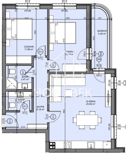 À venda  2 quartos Varna , Vladislav Varnentchik 1 , 99 m² | 22682442 - imagem [2]