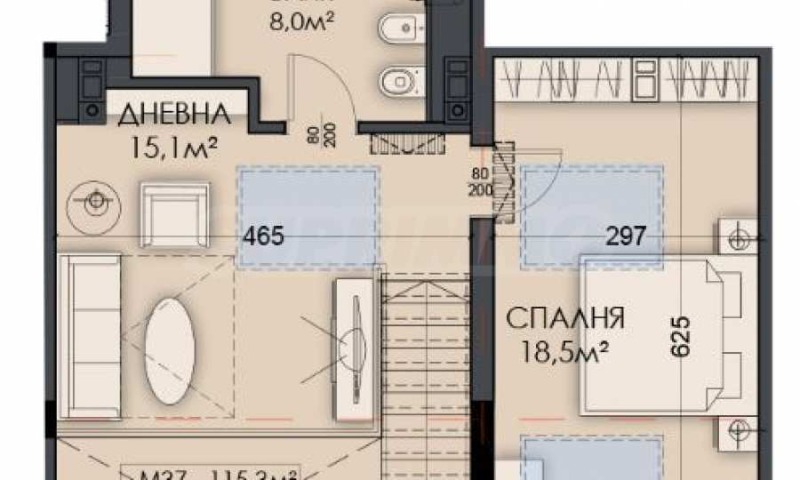 Продаја  3 спаваће собе Варна , Виница , 152 м2 | 15592228 - слика [2]