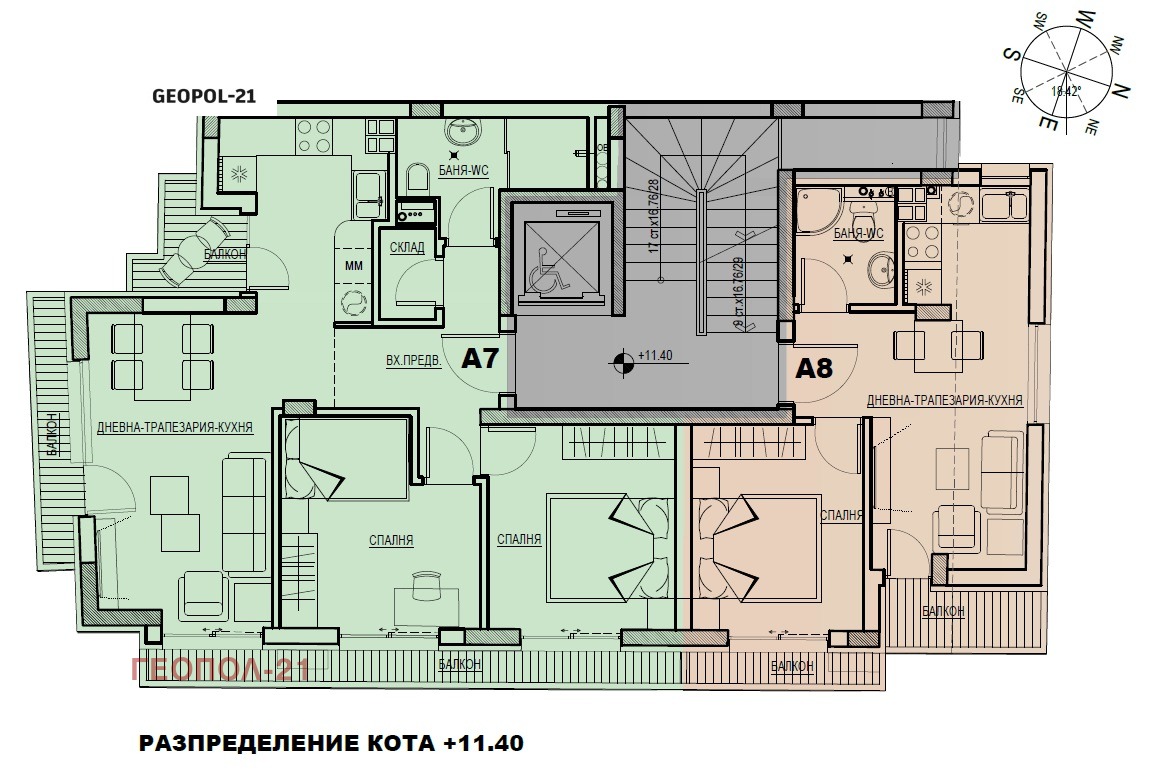 Продава 3-СТАЕН, гр. София, Център, снимка 2 - Апартаменти - 53163111