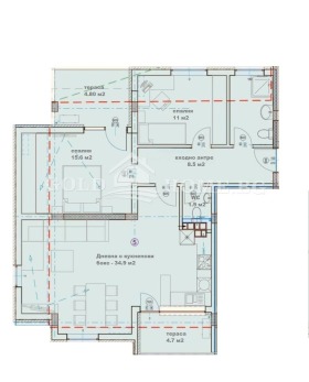 2 Schlafzimmer Kameniza 2, Plowdiw 1