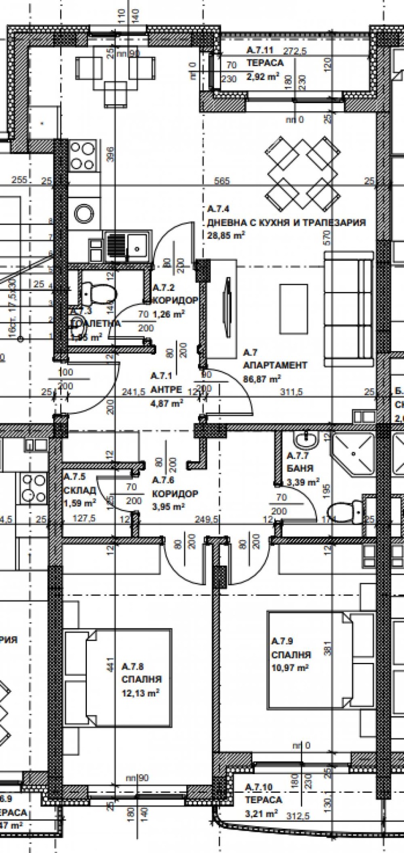 Продава 3-СТАЕН, гр. София, Кръстова вада, снимка 4 - Aпартаменти - 47405552