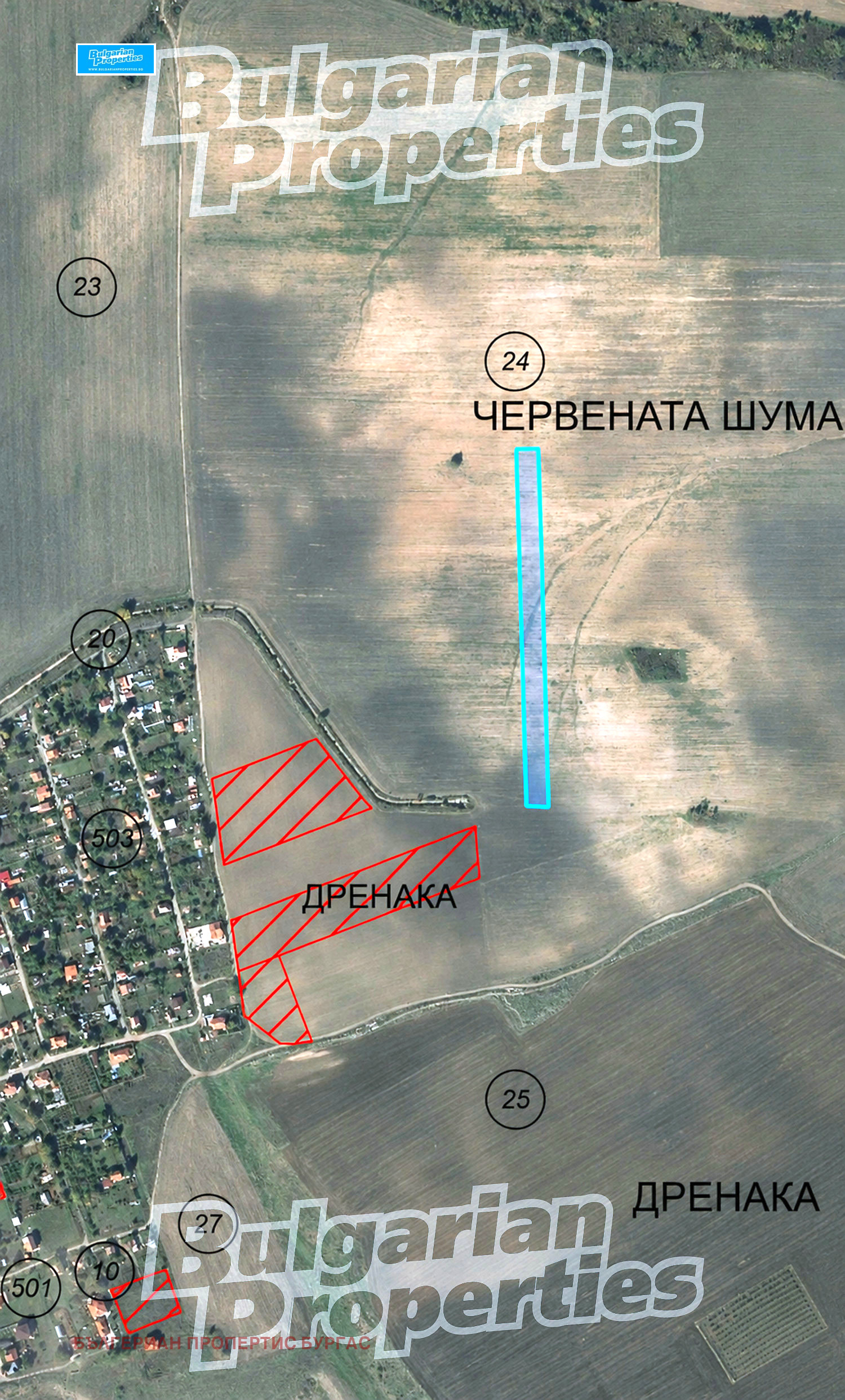 Продава ЗЕМЕДЕЛСКА ЗЕМЯ, с. Константиново, област Бургас, снимка 2 - Земеделска земя - 54623833